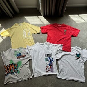 Bundle of 5 Zara Boys Short Sleeve Tees Size 11-12